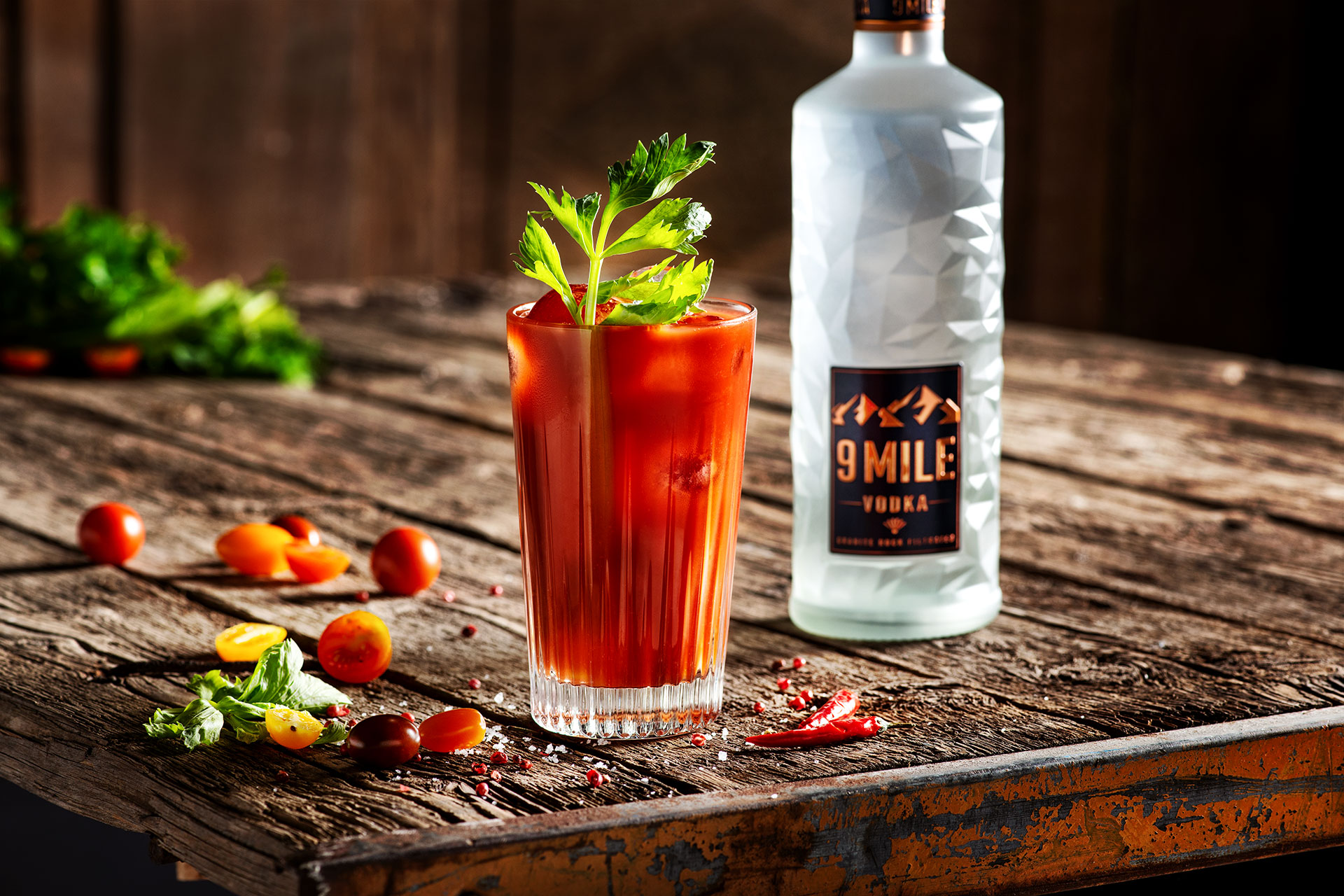 Bloody Mary 9 MILE Vodka